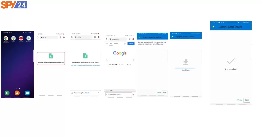 نصب SPY24 بر روی گوشی مورد نظر چطور انجام می‌شود؟